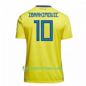 Koszulka Szwecja Ibrahimovic 10 Domowe Koszulki Piłkarskie Mistrzostwa Świata 2018